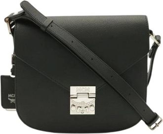 MCM Pre-owned Borsa a Spalla Patricia in Pelle - - Pre-owned - Donna - Nero - ONE SIZE