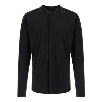 Thom Krom 911 Stretch Cotton Jersey Shirt - male - Thom Krom - Long Sleeve T-Shirts - Black - S - Tops