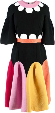 Tata Naka Colourblock Cut Out Dress Size S