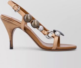 Miu Miu leather high-heel sandals