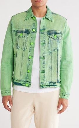 Purple Trucker Denim Jacket in Shadow Trucker at Nordstrom Rack, Size X-Small
