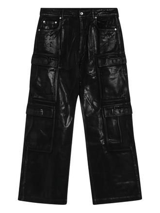 Rick Owens Double cargo jeans - Zwart