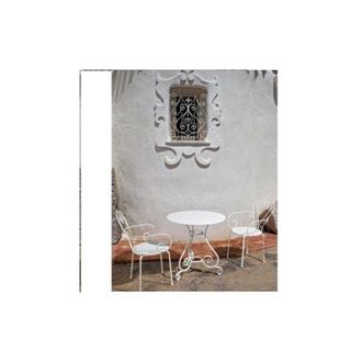 BIZZOTTO Bizzotto - sedia con braccioli etienne bianco da esterno