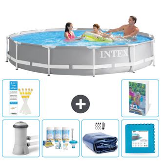 Intex Piscina Prism Frame Redonda - 366x76 Cm - 7-piezas S188