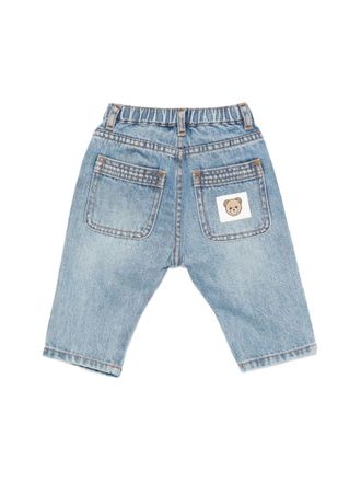 Moschino Cotton-Lyocell Blend Denim Trousers - Blue