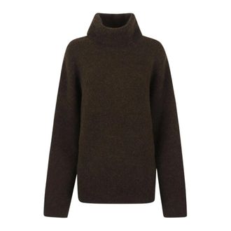 Toteme Turtlenecks, female, Brown, Size: S Boucl&eacute; Turtleneck