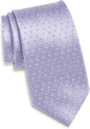 Nordstrom Neat Paisley Silk Tie in Purple at Nordstrom