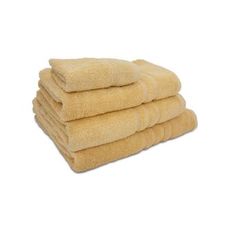 Lewis's Luxury 100% Egyptian Cotton Towel - Honey - Bath Sheet | TJ Hughes Yellow