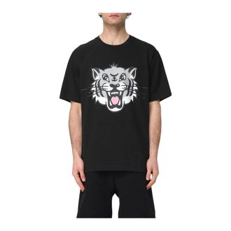 Kenzo T-Shirts, male, Black, S, Tiger Head Tee