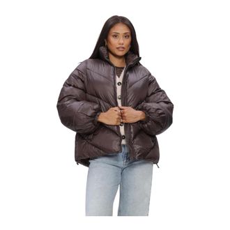 Modstr&ouml;m Jassen, Dames, Bruin, XS, Tetrismd Jas