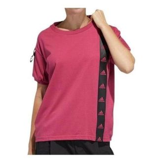 adidas (WMNS) adidas Badge of Sport 2 T-Shirt Asia Sizing Pink Black GP0342
