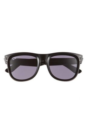 Ray-Ban Reverse Wayfarer 53mm Square Sunglasses in Violet at Nordstrom