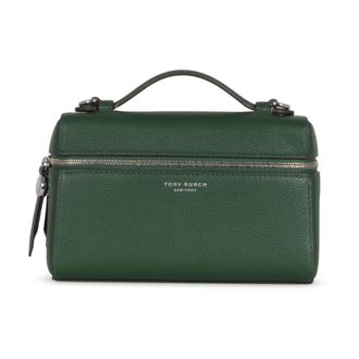 Tory Burch Tory Burch, Handbags, female, Green, Size: ONE SIZE Romy Slim Top Handle