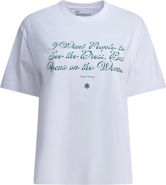 Semper Tops, Dames, Wit, M, Katoen, Tshirt Quotevera
