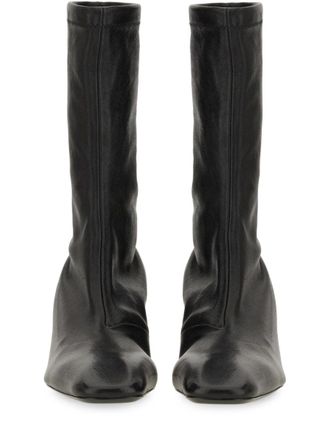 Jil Sander Leather Boot - Black