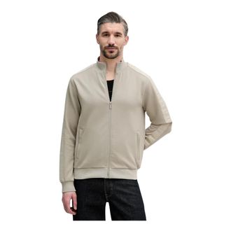 Karl Lagerfeld Hoodies & sweatvesten, Heren, Grijs, XL, Polyester, Zip-through Sweatshirt