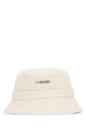 Jacquemus Off White Logo Bucket Hat