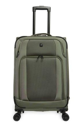 SwissGear Travel Gear SW3460 24-Inch Softside Spinner Luggage in Olive Green at Nordstrom Rack