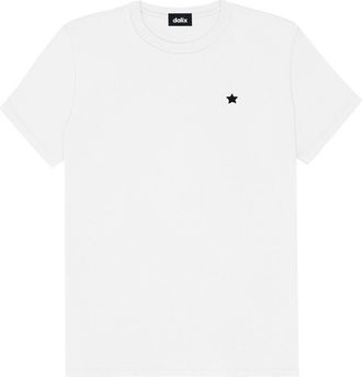 Dalix Womens Lil Star Lightweight Jersey Tee in White at Nordstrom, Size X-Small