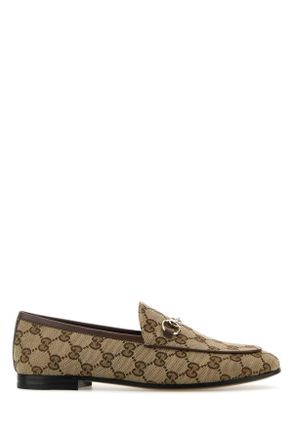 Gucci Original Gg Fabric Jordaan Loafers
