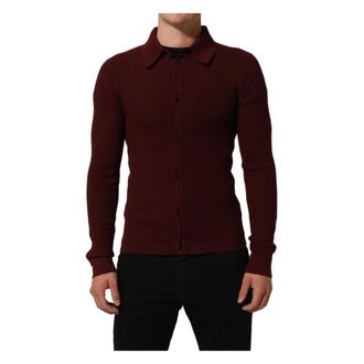 Dolce & Gabbana Cardigan Jumper - male - Dolce & Gabbana - Cardigans - Red - M - Knitwear