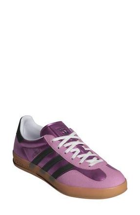 adidas Gazelle Indoor Sneaker in Bliss Lilac/Black at Nordstrom Rack, Size 10.5