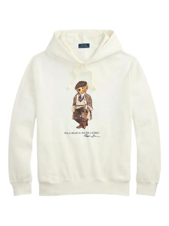 Polo Ralph Lauren Hoodie met print - Beige