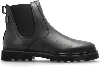 AllSaints Skiff Chelsea Boots - Heren - Chelseaboots - Zwart - 44 EU - Leer - Schoenen