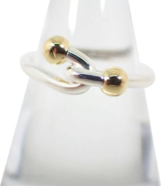 Tiffany & Co. Yellow Gold (18K) Sterling Silver 925 Band Ring (Pre-Owned)