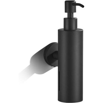 OEM Distributeur De Savon - Acier Inoxydable 304 - Finition Noir Mat - Montage Mural Sans Per&ccedil;age Ou Vis Cach&eacute;e - Salle De Bain Cuisine H&ocirc;tel - 1 Pi&egrave;ce