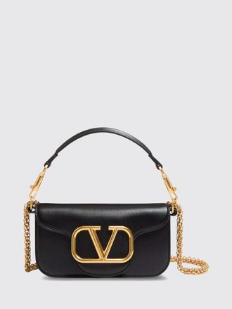 Valentino Garavani Borsa a spalla piccola Loc&ograve; in pelle con logo VLogo