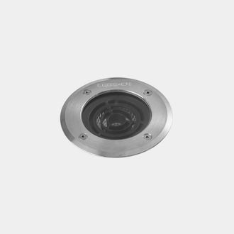 Netlighting Kay Outdoor LED Recessed Ground Light Large IP65 IP67 10W 3000K in Grey