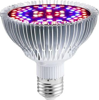 OEM Ampoule De Culture - E27 - 150 W - Spectre Complet Uv Ir - 200 Led - 180 Deg - Aluminium Aero - Pour Serre Potager Interieur Succulentes - 1 Unite