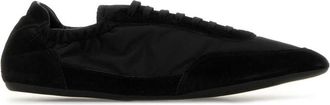 Prada Black Suede Sneakers