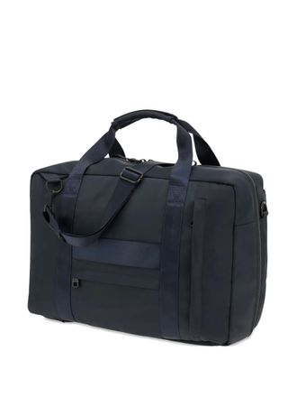 Boggi Milano logo-patch holdalls bag - men - Polyester - One Size - Blue