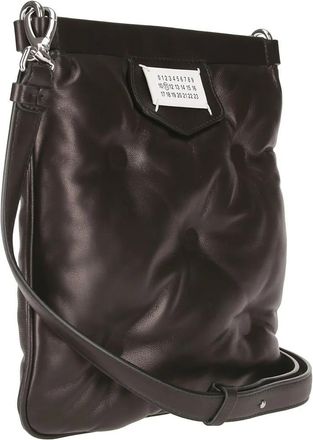 Maison Margiela Hobo Bags - Quilted Black Shoulder Bag With Adjustable Strap - Gr. unisize - in Schwarz - f&uuml;r Damen