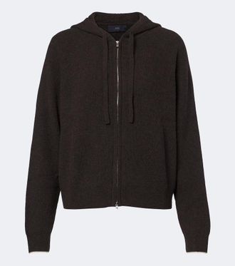 arch4 Bray ribbed-knit cashmere hoodie