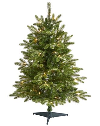 Nearly Natural 3ft Snowed Grand Teton Fir Artificial Christmas Tree