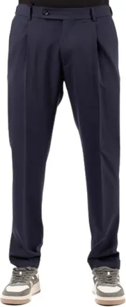 Berwich Uomo, Pantaloni, Blu, L, new