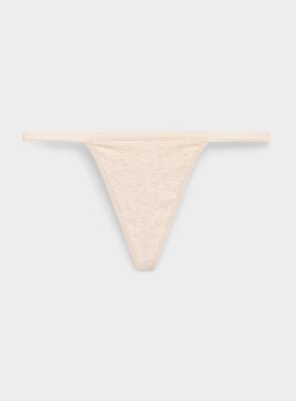 Miiyu Womens Stretch ultra-comfortable string thong Organic cotton & TENCEL TM modal