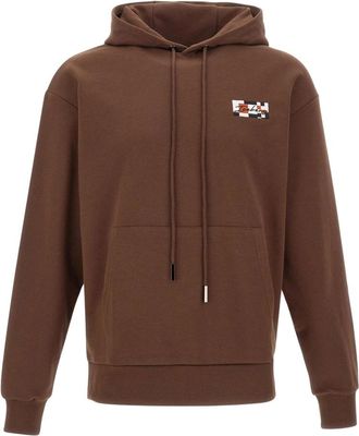Iceberg Hoodie Sweatshirt met Looney Tunes Grafisch - Heren - Hoodies - Bruin - L - Katoen - Hoodies & sweatvesten