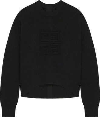 Givenchy Trui met logodetail en lange mouwen - Zwart