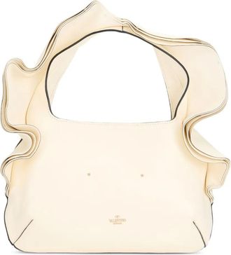 Valentino Garavani Atelier 04 schoudertas met ruches - Beige