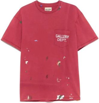 Gallery Dept. Vintage Logo Painted Tee - Heren - T-shirts - Rood - XL - Katoen - Tops