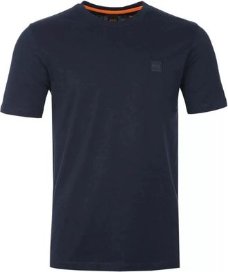 HUGO BOSS Tales T-Shirt - Heren - T-shirts - Blauw - L - Katoen - Tops