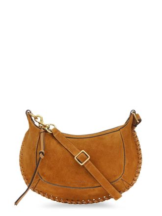 Isabel Marant Oskan Moon Suede Crossbody Bag-Donna