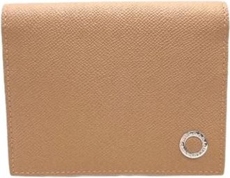 Bulgari Pre-owned Business card case - unisex - Vintage Accessoires - Bruin - ONE Size - Leer - Vintage