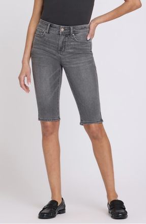 NYDJ Sophie Side Slit Bike Capri Jeans in Dusty Ash at Nordstrom, Size 12
