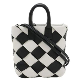 Bottega Veneta Pre-owned Leren Mini Tas Sleutelhanger - Heren - Pre-owned - Veelkleurig - Maat: ONE Size Leer