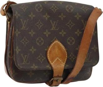 Louis Vuitton Pre-owned Cross Body Bags, female, Brown, Size: ONE SIZE Pre-owned Canvas Cross Body Bag